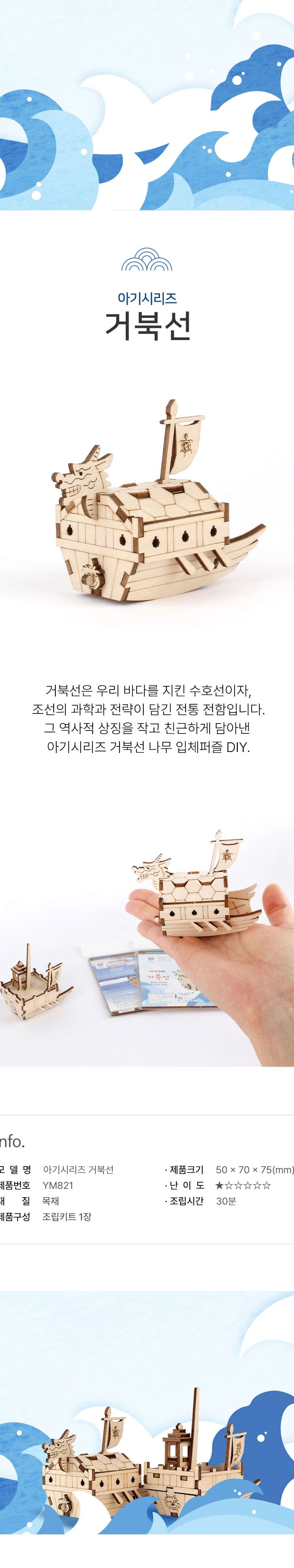 Baby Ship Turtle Ship Assembly Kit