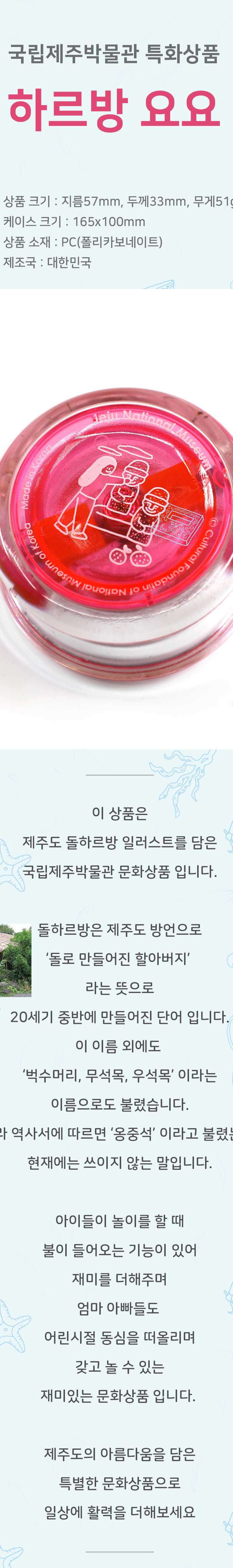 Harubang Yo-Yo (National Museum of Jeju Specialty Product)