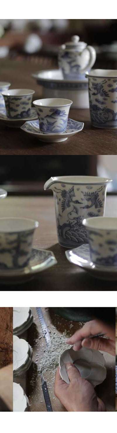 Ten Symbols of Longevity Tea Cup and Saucer <Pre-order>