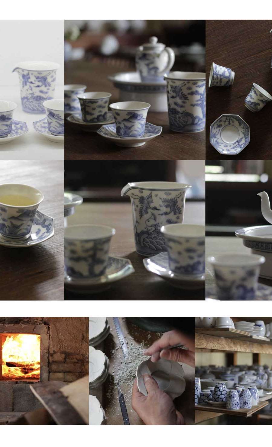 Ten Symbols of Longevity Tea Cup and Saucer <Pre-order>