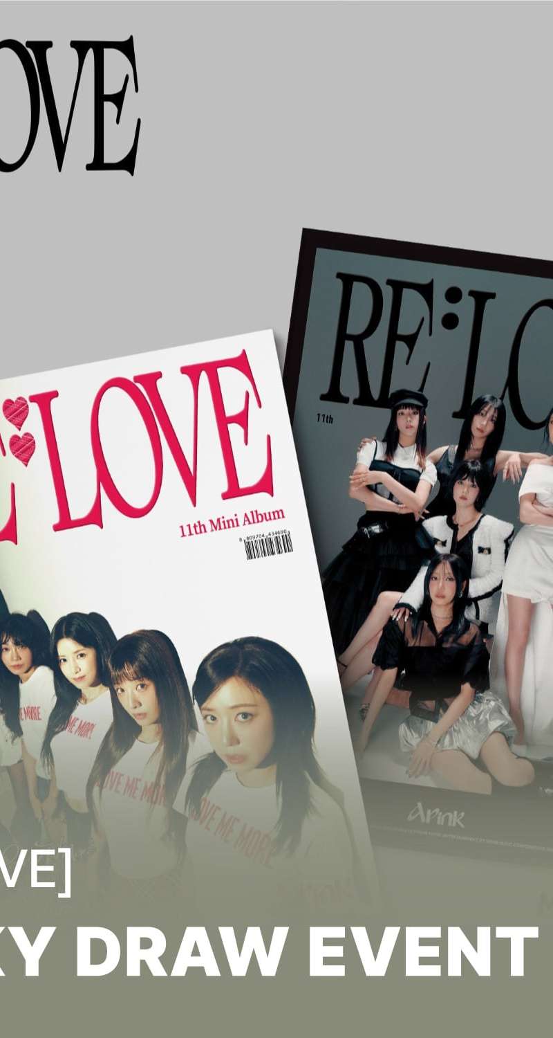 [ラッキードロー] Apink(エーピンク) - [RE : LOVE] (MY VER. / MUSE VER.) (ランダム) **未公開自撮りフォトカード15種中1種ランダムプレゼント