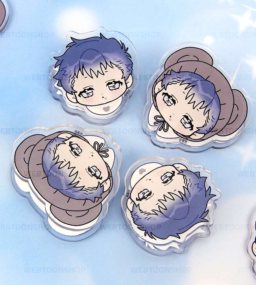 Waves Looking for You Bbeuli Acrylic Clip Set | Webtoon Goods