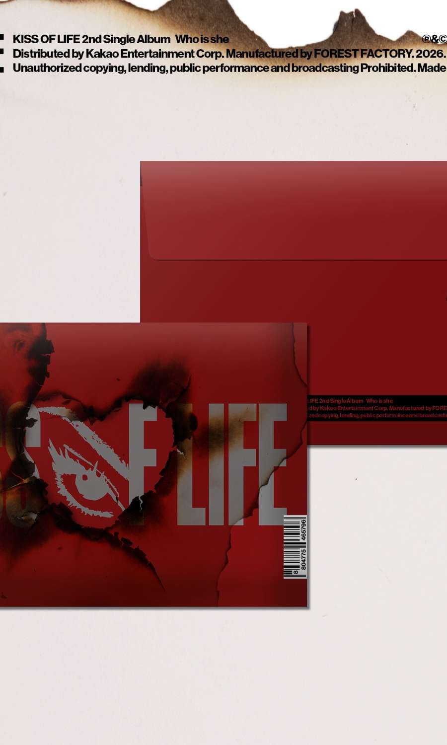 KISS OF LIFE - 2nd Single Album [Who is she] (Who Ver.)