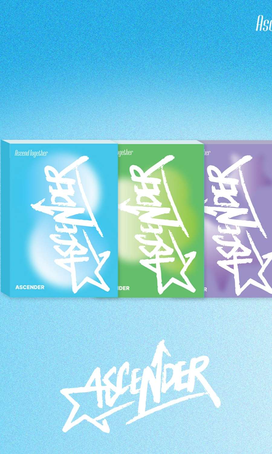 ASCENDER - [Ascend Together] (BESIDE VER., BELONG VER., BELOVE VER.) (3-Piece Set)