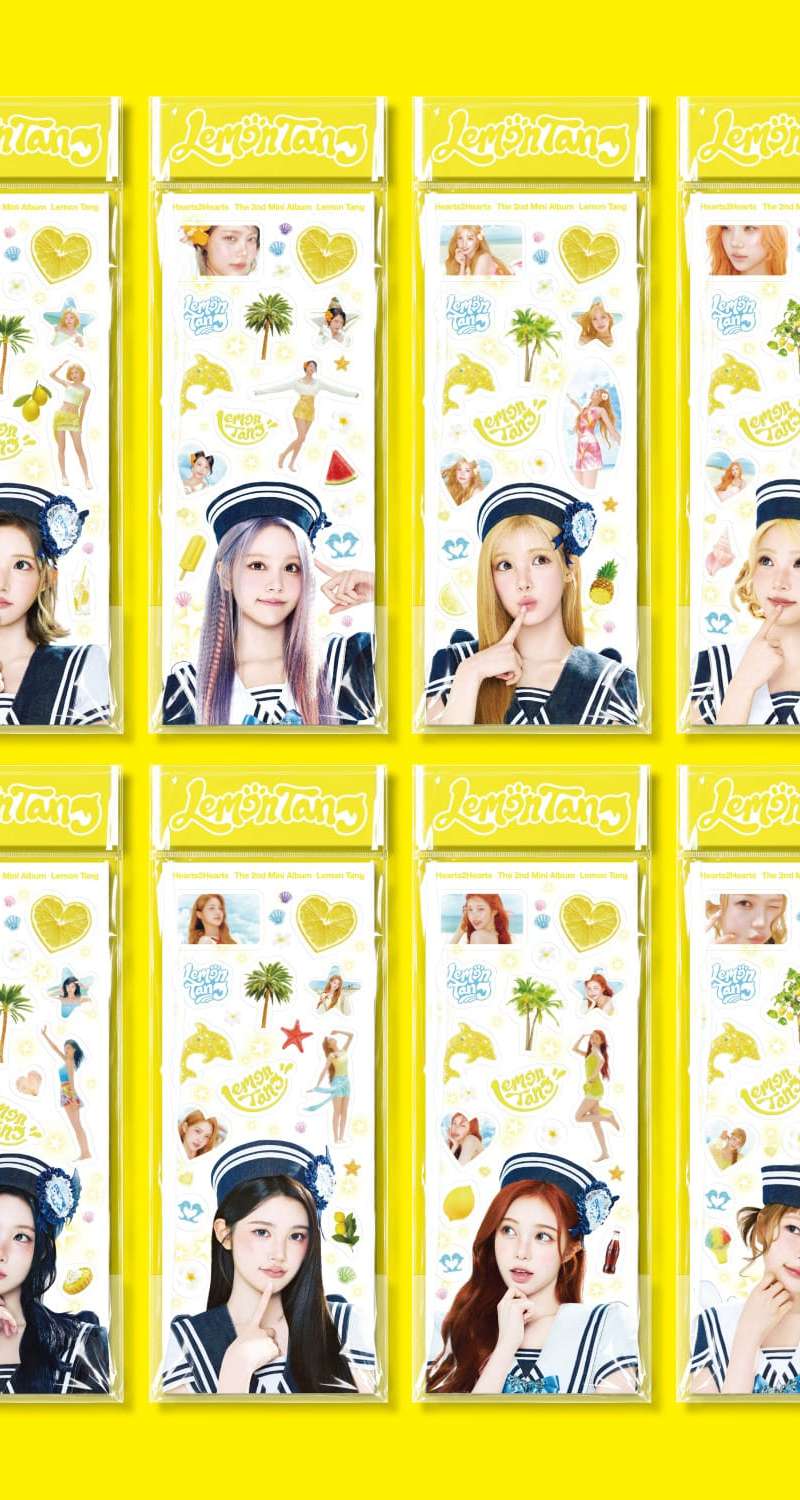 Hearts2Hearts - Mini Album Vol.2 [Lemon Tang] (Sticker Ver.) (Smart Album) (Random 1 of 8)