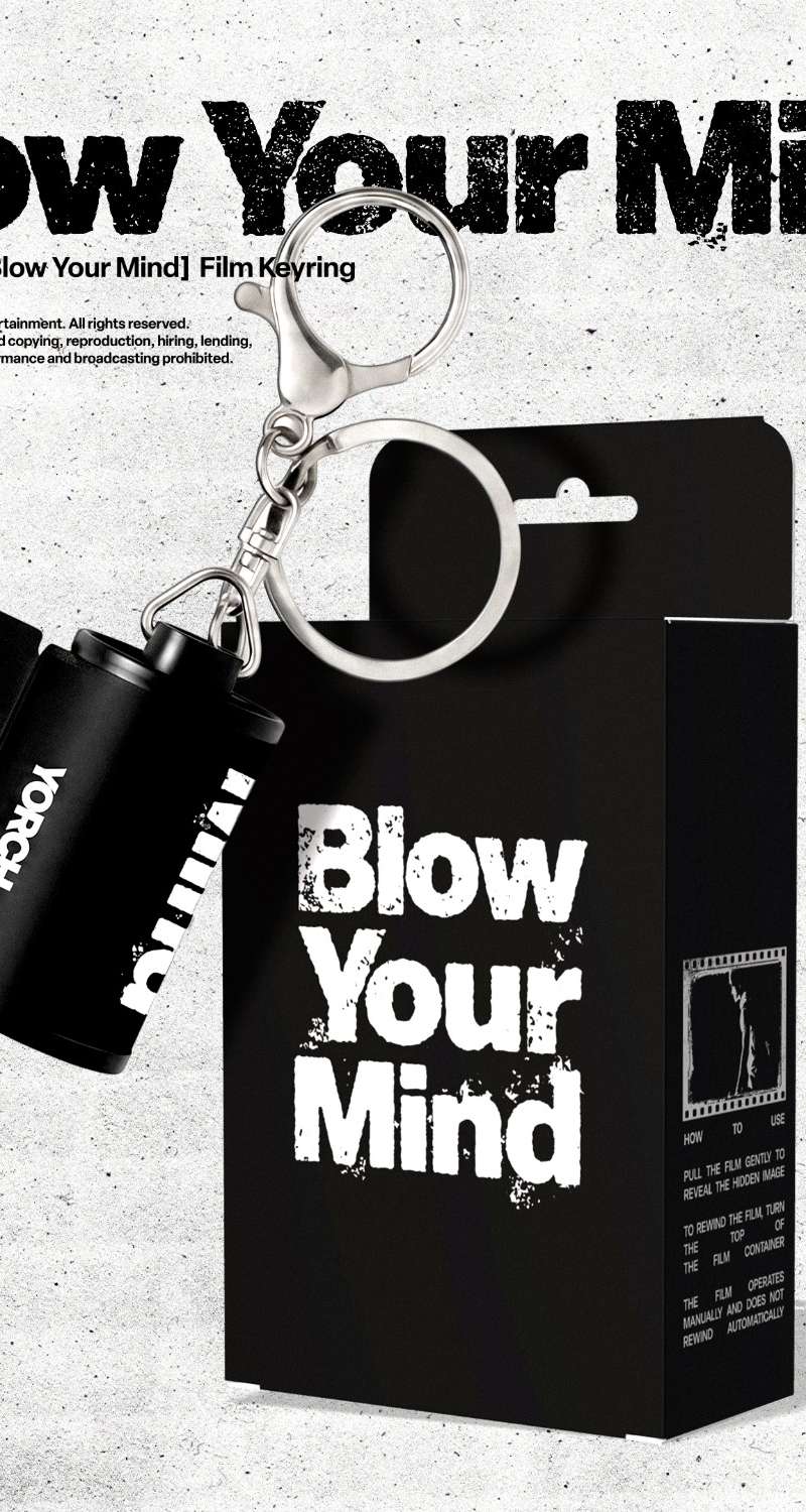 YORCH (POW) - 'Blow Your Mind' Film Keyring (Dark Ver.)