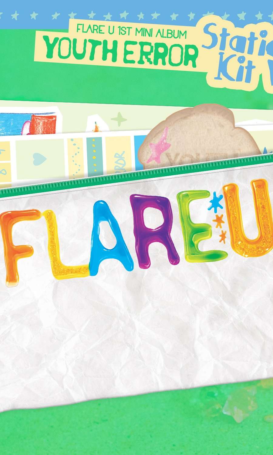 FLARE U - 1st Mini Album [YOUTH ERROR] (Stationery Kit Ver.)
