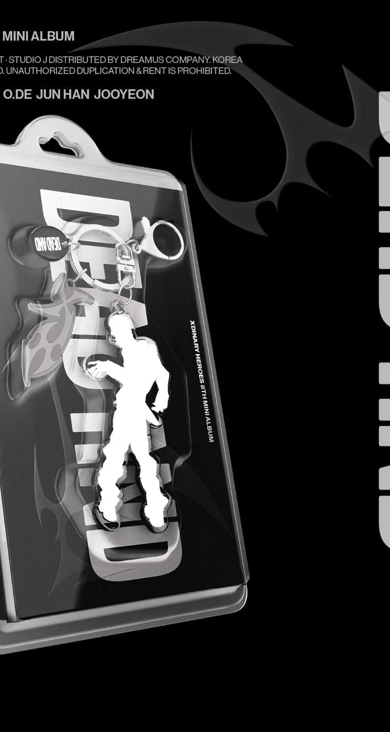 Xdinary Heroes - DEAD AND Illustration Keyring ver. (Random 1 of 6)