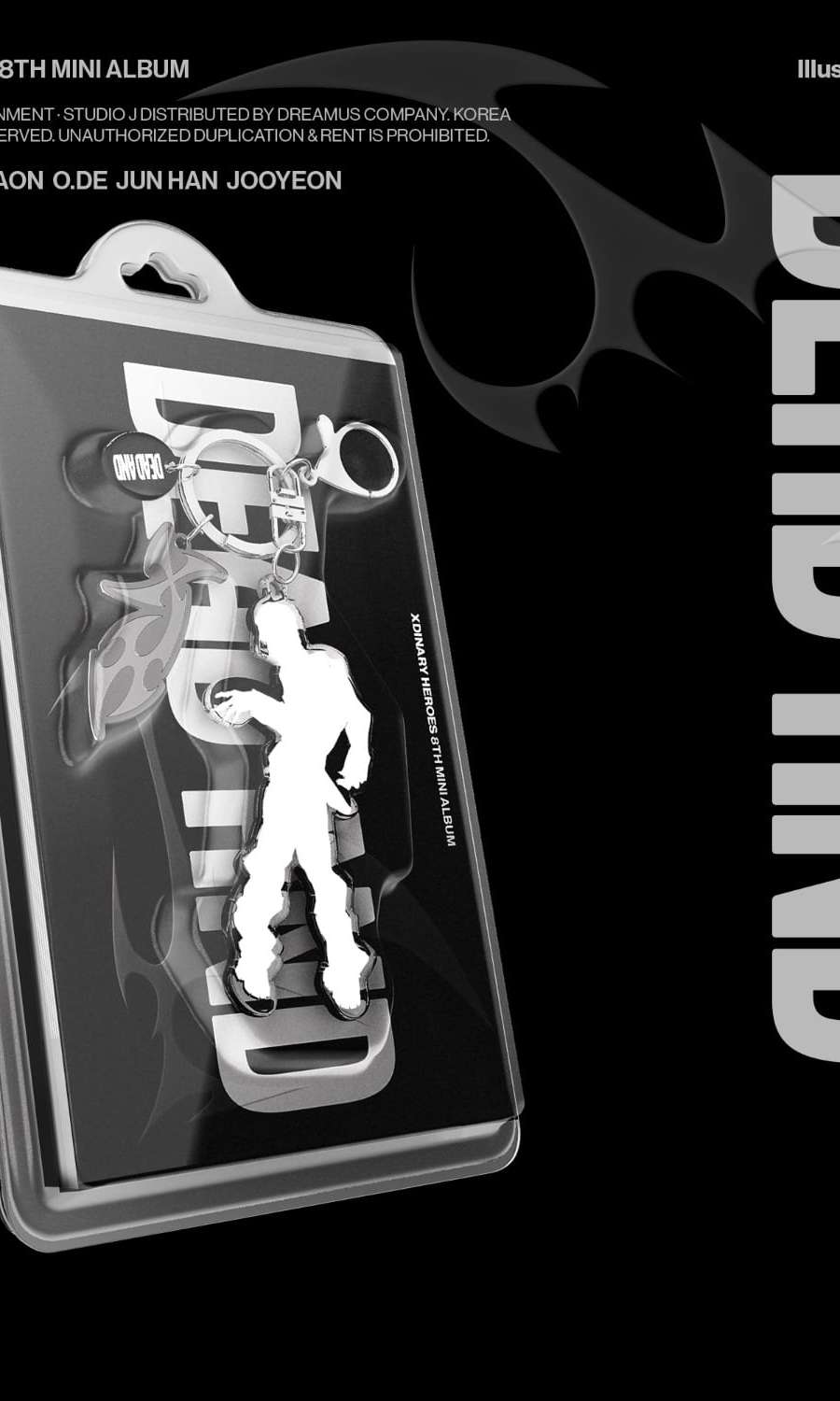 Xdinary Heroes - DEAD AND Illustration Keyring ver. (Random 1 of 6)