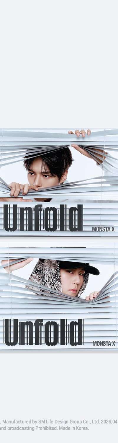 MONSTA X - 正規アルバム [Unfold] (DIGIPACK VER.) (6種ランダム)