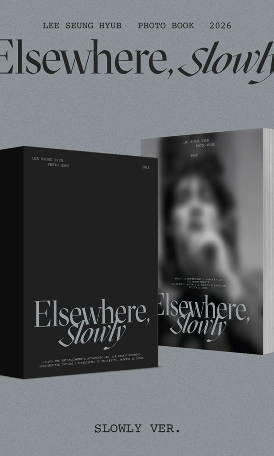 Lee Seung Hyub - 3rd PHOTO BOOK [Elsewhere, Slowly] (Slowly ver.)