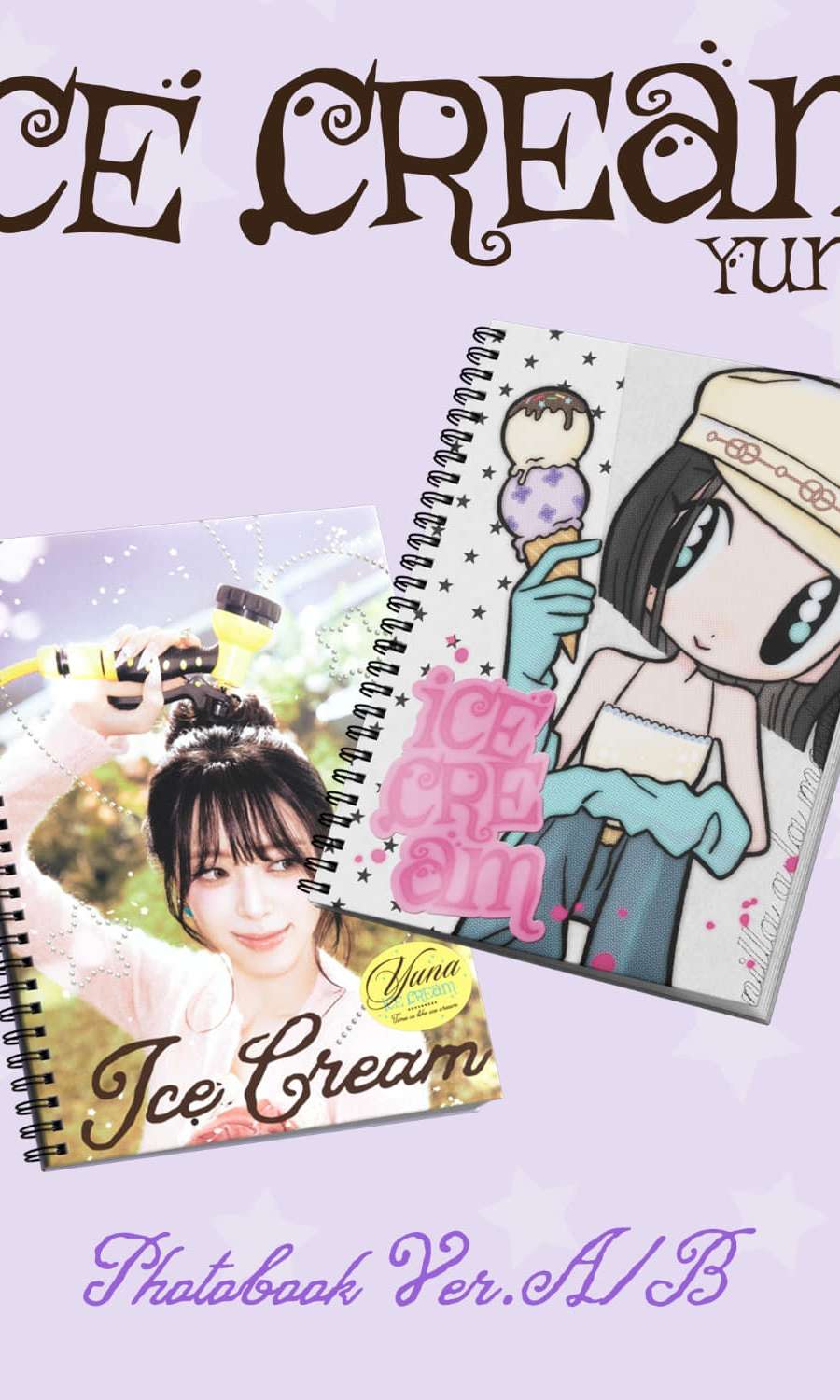 YUNA(ITZY) - [Ice Cream] (フォトブック Ver.) (2種類中1種類ランダム)