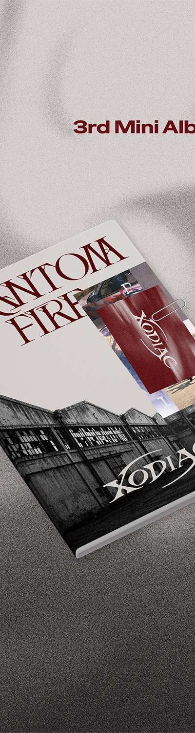 XODIAC - Mini Album 3rd [PHANTOM FIRE] (Obsidian Ver.) / (Ashen Ver.) (2-Set)