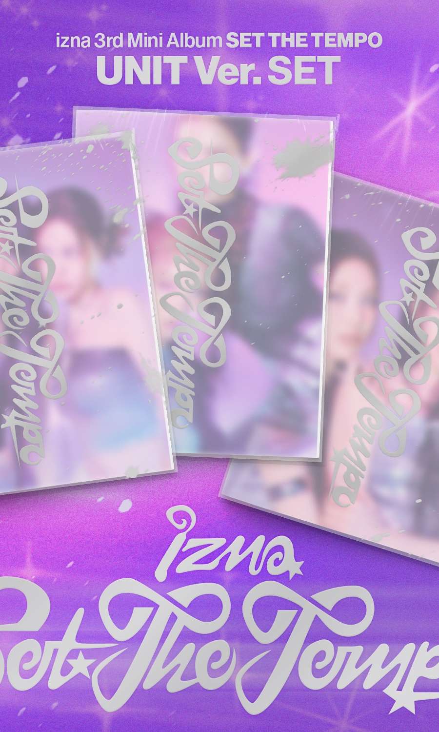 izna - [SET THE TEMPO] (UNIT Ver.) (3-Piece Set)