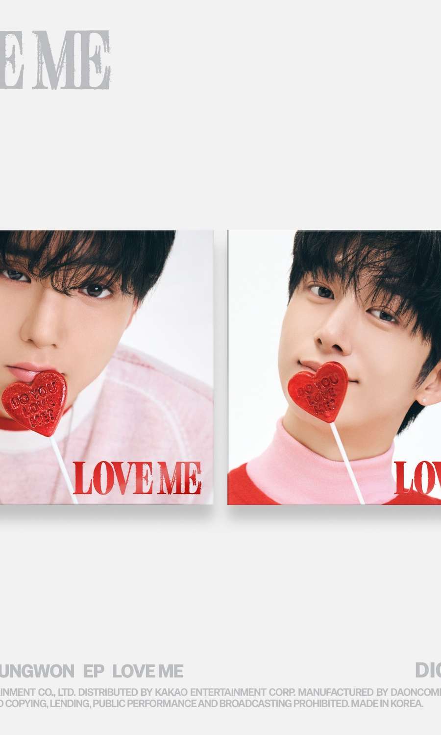 SHOWNU X HYUNGWON - EP [LOVE ME] (DIGIPACK VER.) (SHOWNU VER. / HYUNGWON VER.) (Limited Edition) (2-Piece Set)