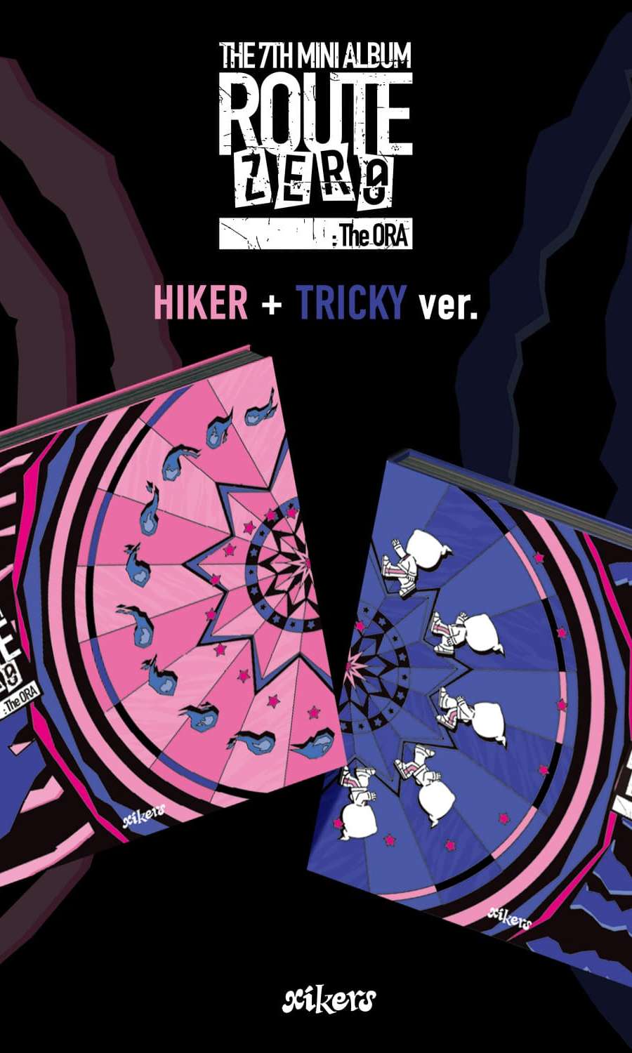 xikers - 7th Mini Album [ROUTE ZERO : The ORA] (TRICKY ver. / HIKER ver.) (2-Set)
