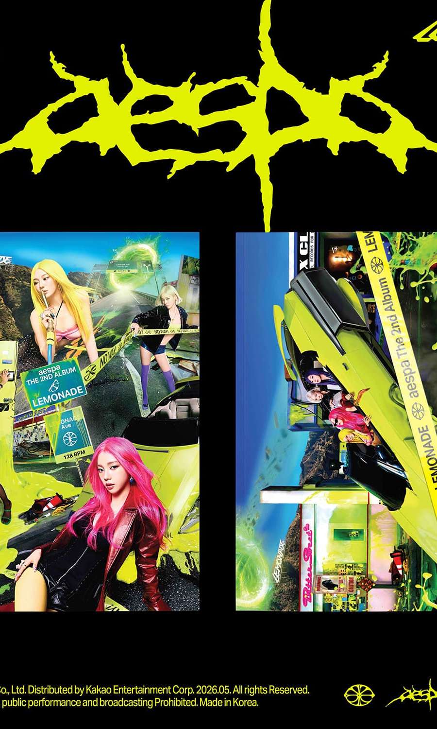 aespa - 2nd Full Album [LEMONADE] (LEMONADE Ver.) (2-Set)