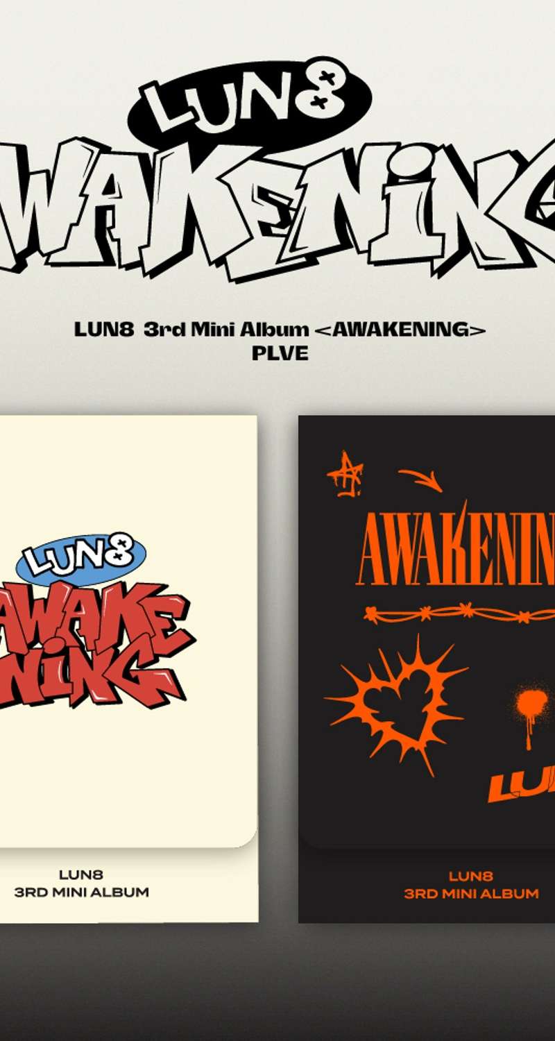 LUN8 - 3rd Mini Album [AWAKENING] (PLVE) (2-Type Set)