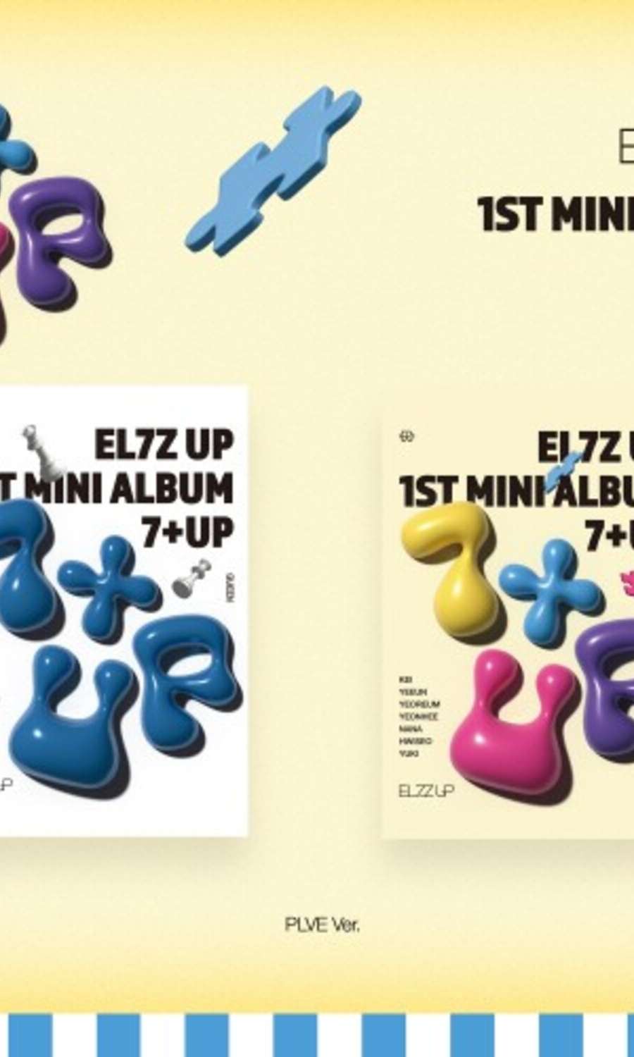 EL7Z UP - Mini Album Vol. 1 [7+UP] (PLVE VER.) (QUEEN ver / PUZZLE ver.) (2-Set)