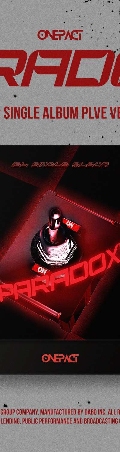 ONE PACT - 1ST SINGLE ALBUM [PARADOXX] PLVE VER.