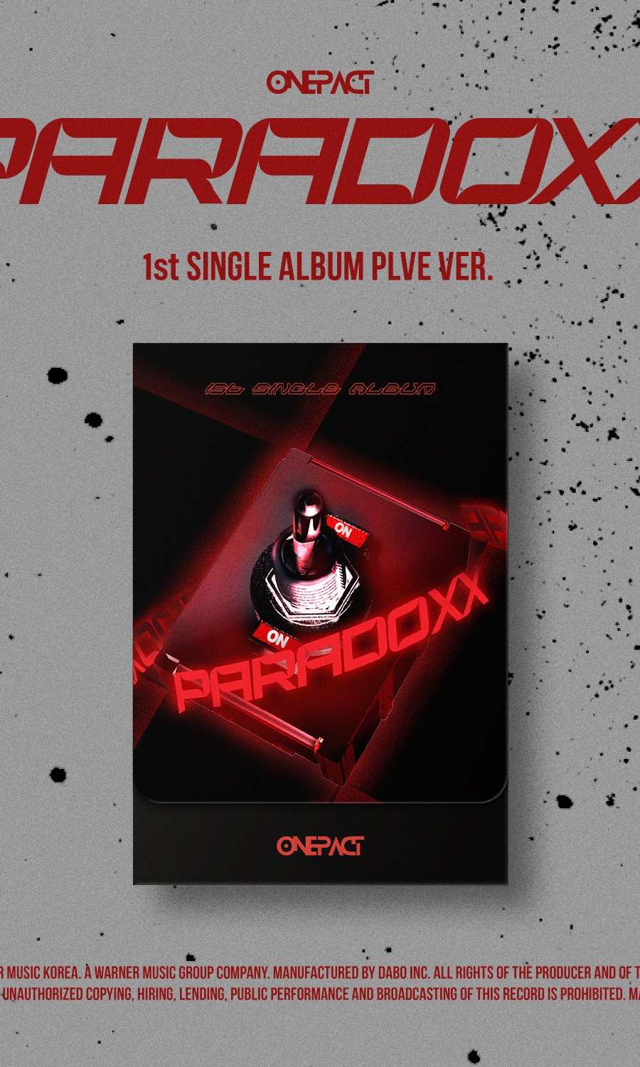 ONE PACT - 1ST SINGLE ALBUM [PARADOXX] PLVE VER.