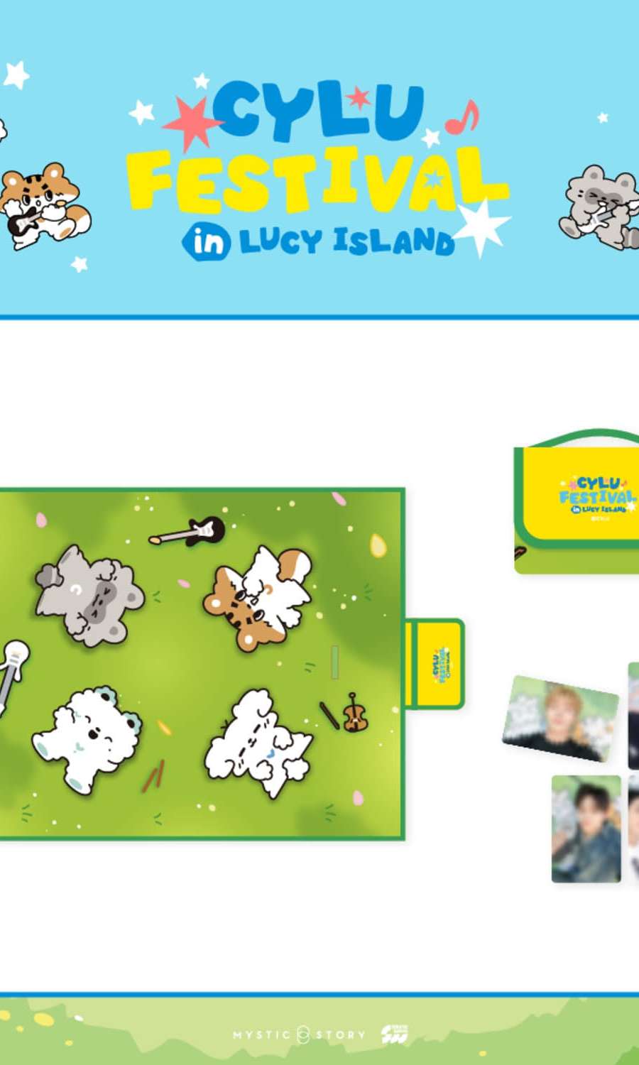 LUCY - CHARACTER POP-UP [CYLU FESTIVAL in LUCY ISLAND] MD 17. Picnic Mat