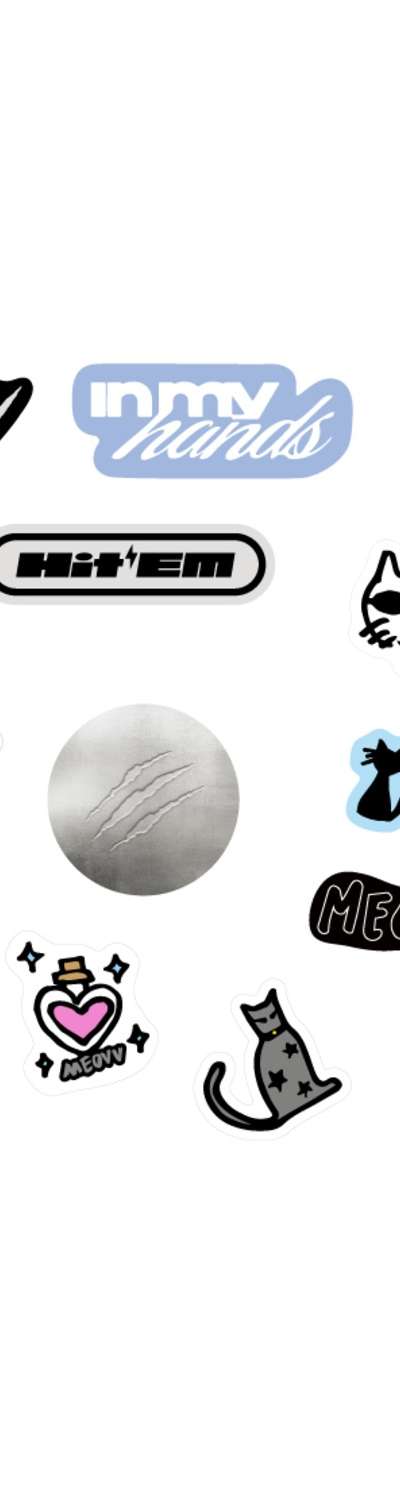 *Additional Sale* MEOVV - THE 2nd EP ALBUM [BITE NOW] POP-UP MD 05. Removable Sticker Pack