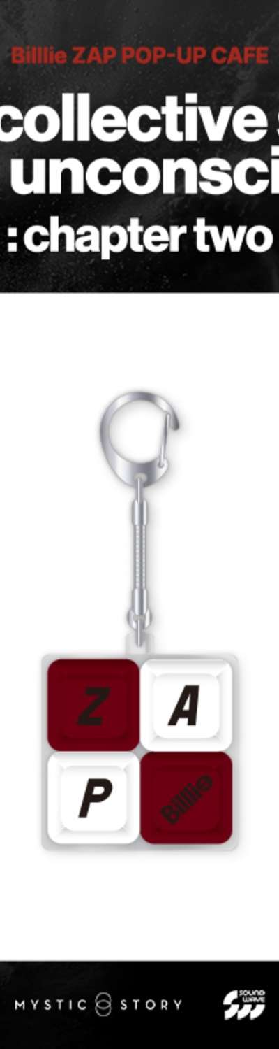 Billlie - POP-UP CAFE [the collective soul and unconscious: chapter two] MD 01. ZAP Keycap Keyring