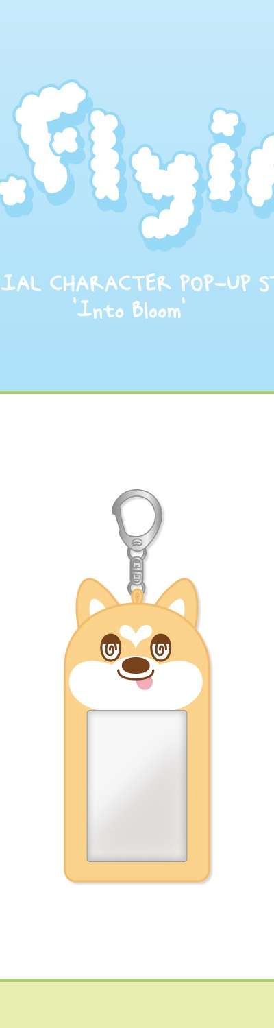 N.Flying - CHARACTER POP-UP STORE [Into Bloom] MD 02. Photo Card Holder Keyring