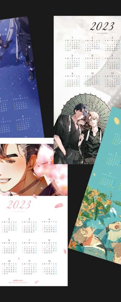 First-Come First-Served [Webtoon Shop 2023 Calendar Poster] A4 Single