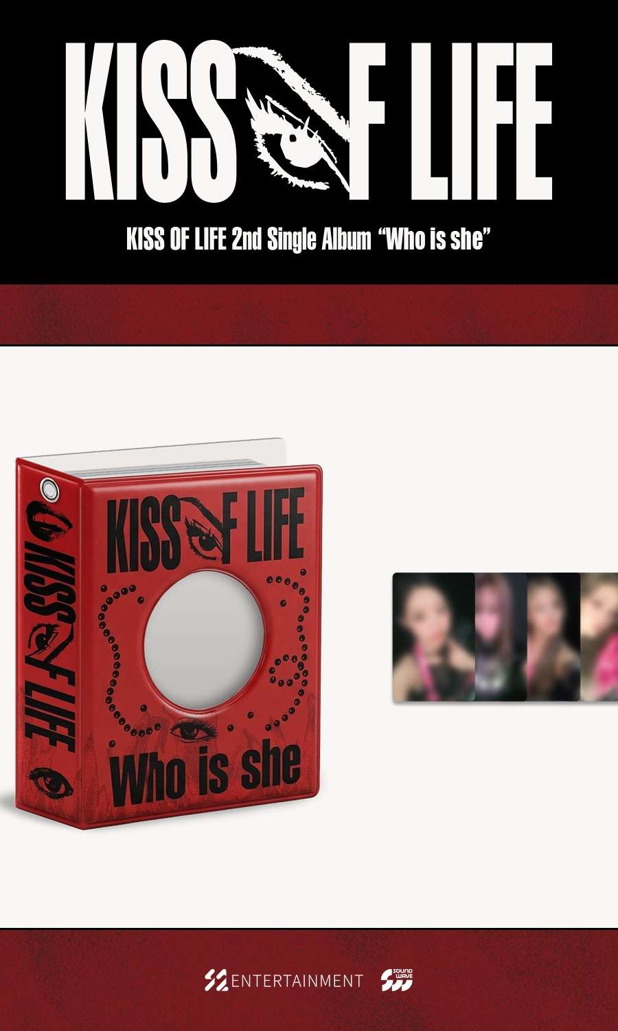 KISS OF LIFE 2nd Single Album [Who is she] POP-UP MD 01. Collect Book