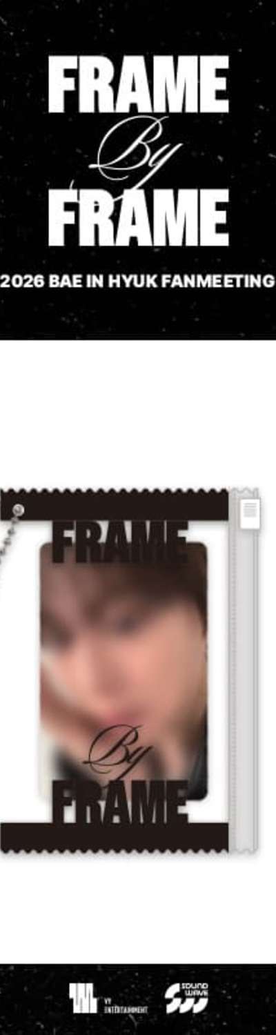 BAE INHYUK - 2026 FANMEETING [FRAME BY FRAME] MD 04. Photocard Holder