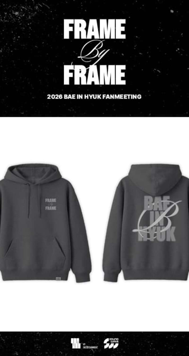 Bae Inhyuk (BAE INHYUK) - 2026 Fanmeeting [FRAME BY FRAME] MD 07. Hoodie