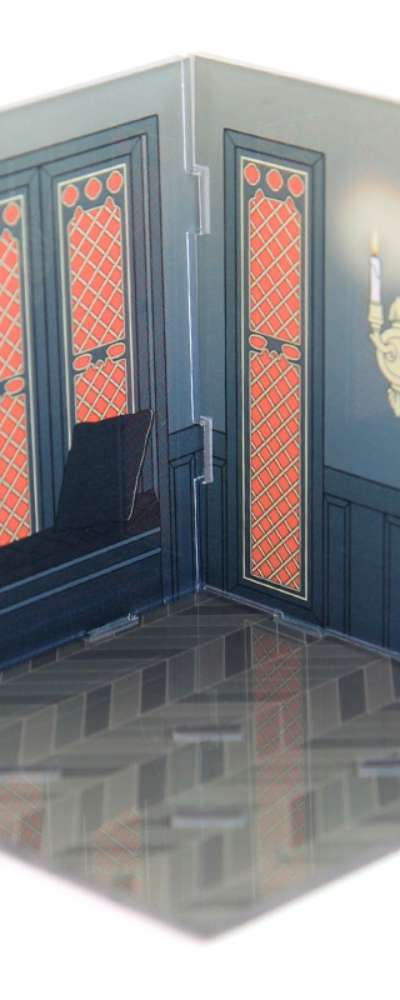 Webtoon Shop Background Diorama - Secret Room 1 Type / Acrylic Goods / Diorama Background Stand / Webtoon Goods