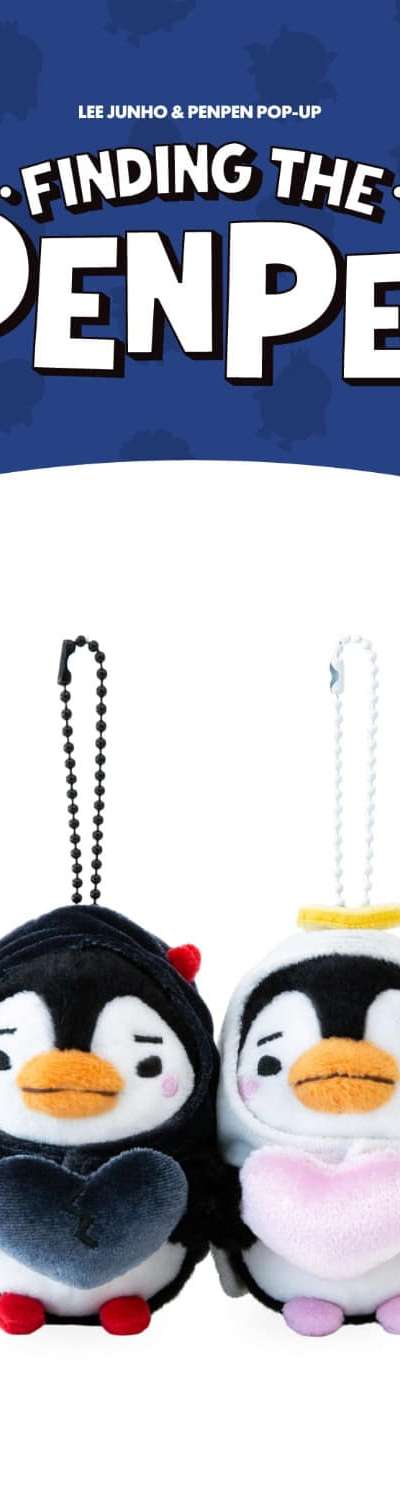 Lee Junho (LEE JUNHO) - PENPEN POP-UP [FINDING THE PENPEN] MD 10. Devil & Angel Penpen Plush Magnet Keyring