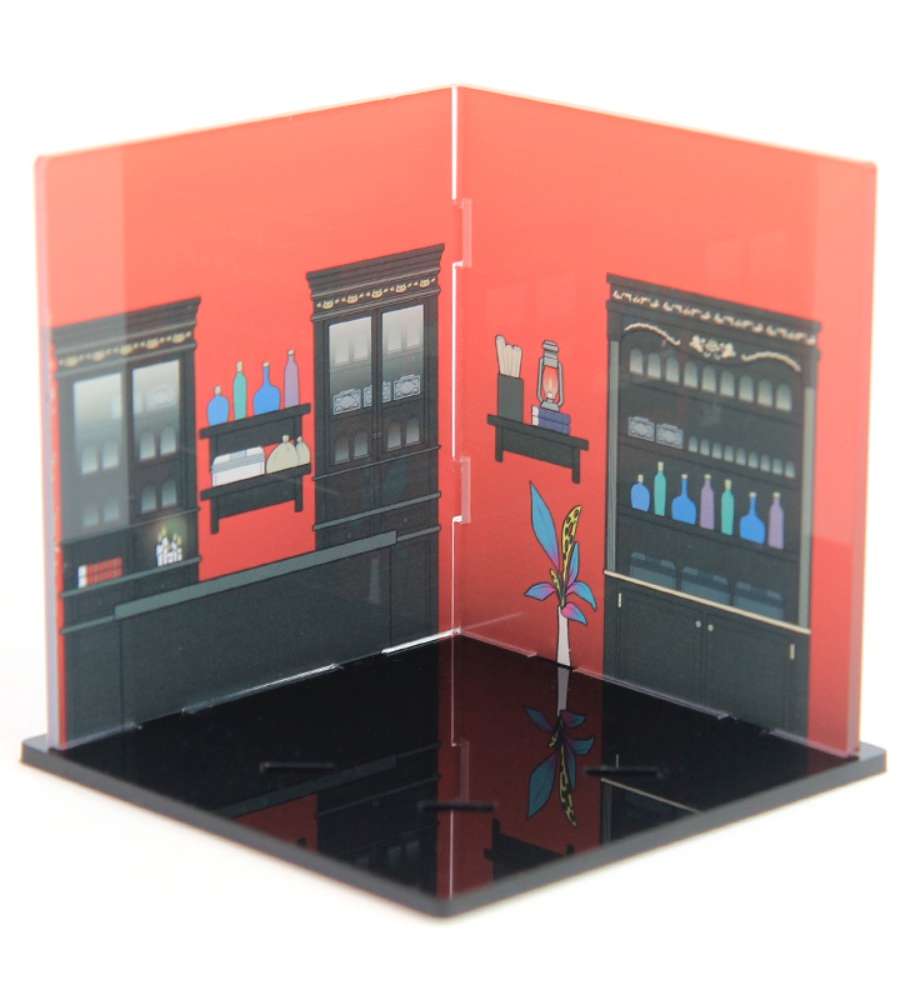 Webtoon Shop Background Diorama - Demon Mart 1 Type / Acrylic Goods / Diorama Background Stand / Webtoon Goods