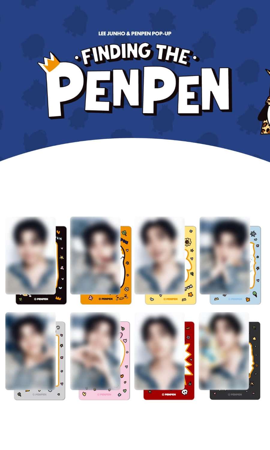 Lee Junho (LEE JUNHO) - PENPEN POP-UP [FINDING THE PENPEN] MD 27. Penpens Lucky Message Card