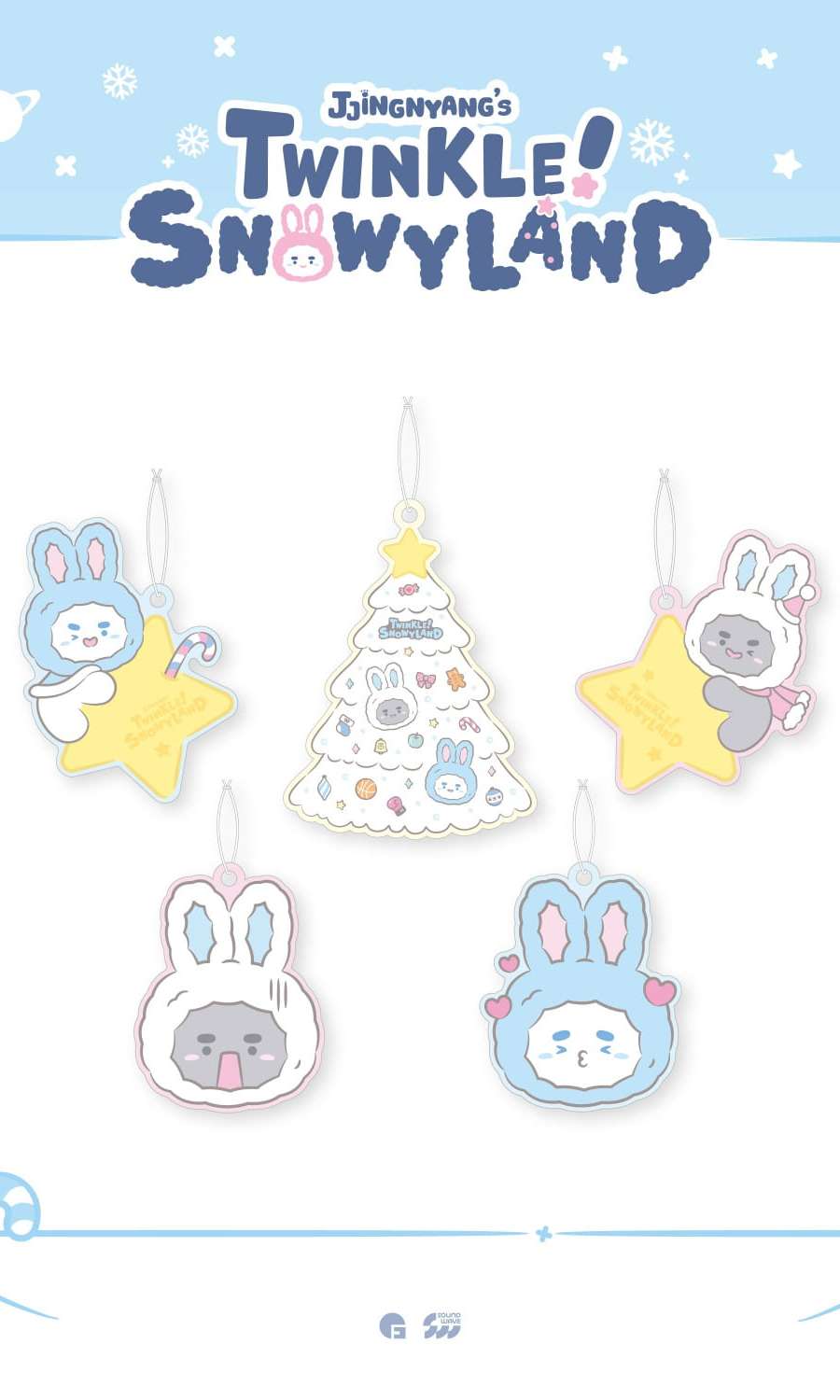 *RESALE* ONEW - POP-UP [JJINGNYANGS TWINKLE SNOWYLAND] MD 26. Scented Paper Ornament [JJING-NYANG Face]