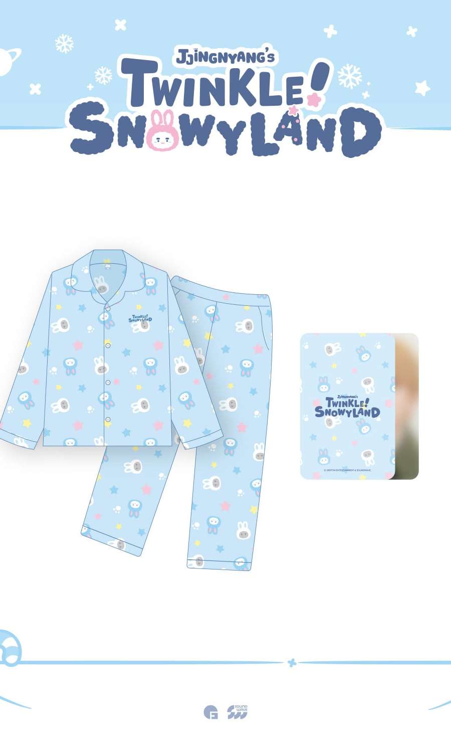 *Resale* ONEW - POP-UP [JJINGNYANGS TWINKLE SNOWYLAND] MD 31. Sleep Pajamas [L]