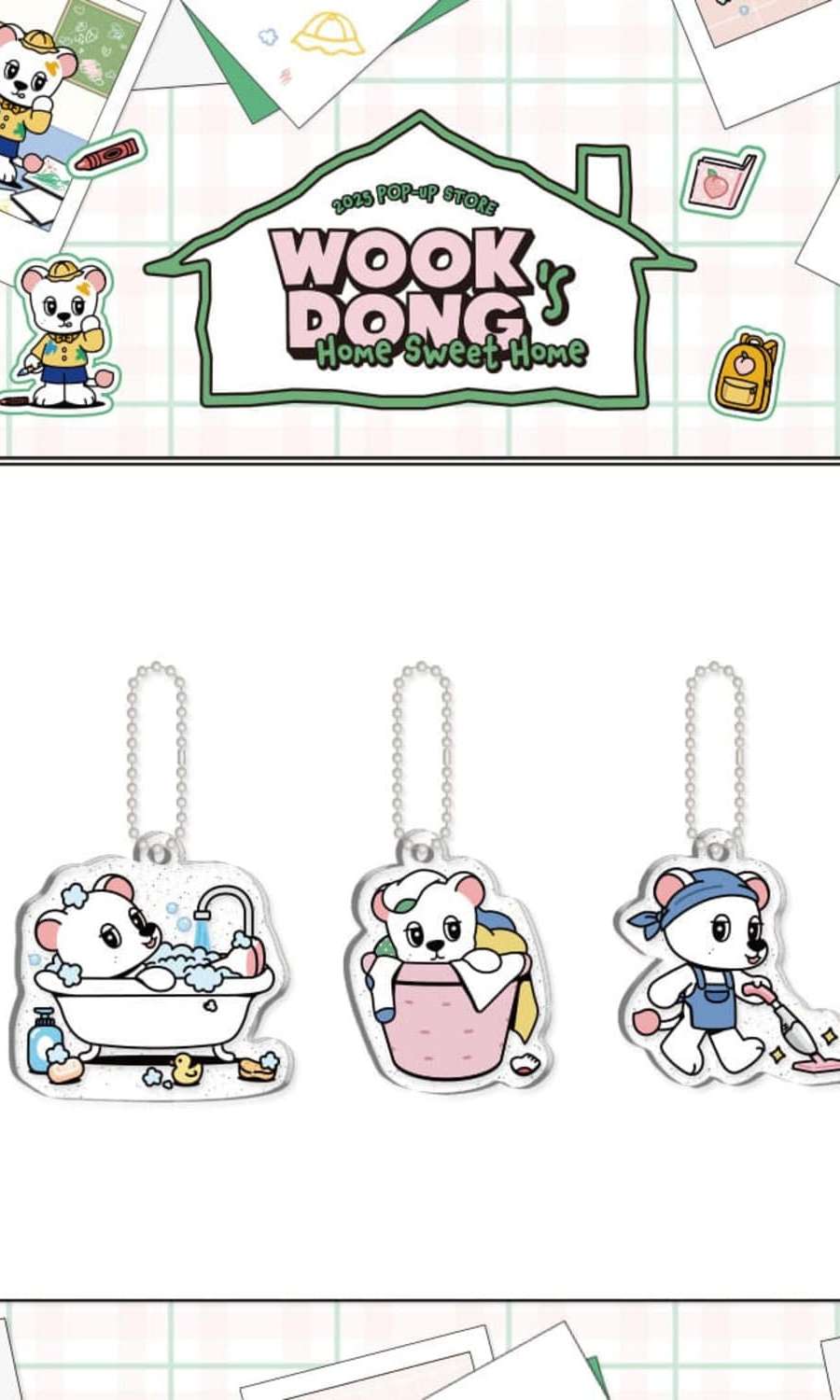 Lee Dong Wook (LEE DONG WOOK) - [WOOKDONG'S HOME SWEET HOME] MD 15. Twinkle Keyring A