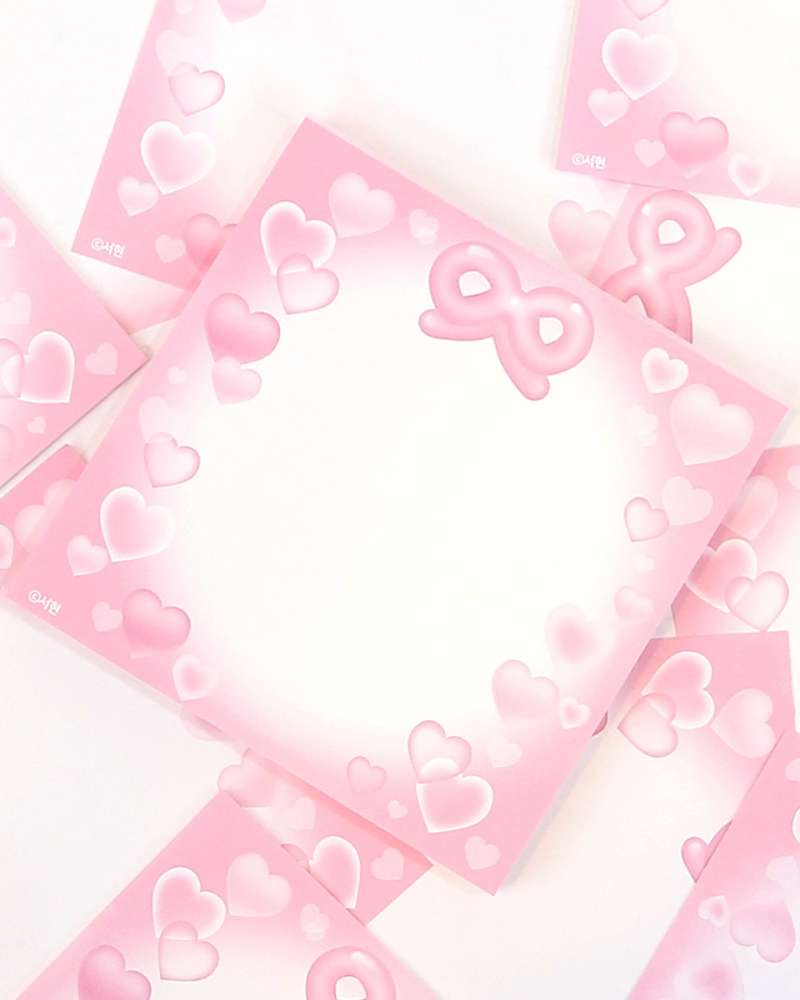 [Mifee_Riri] Tteok Memo Pad 95x95mm 1 Type