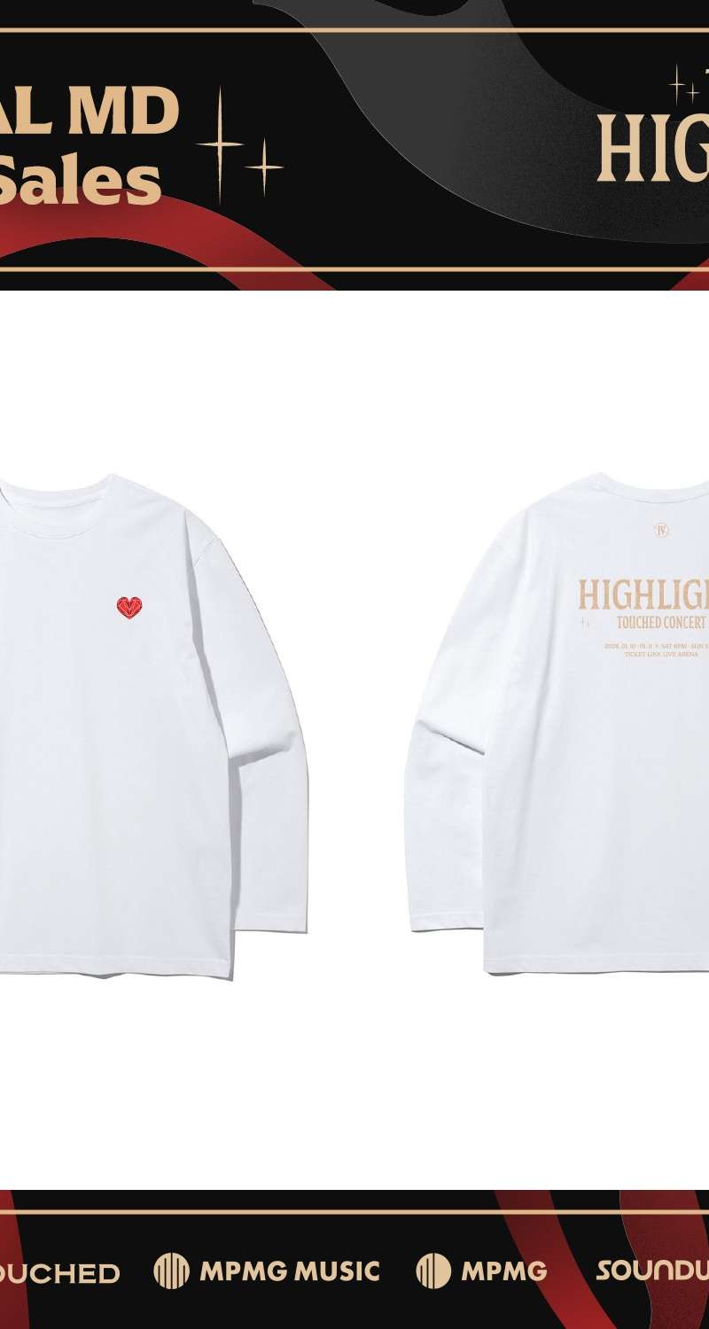 TOUCHED - Solo Concert [HIGHLIGHT IV] MD 02. Long Sleeve (WHITE ver.)