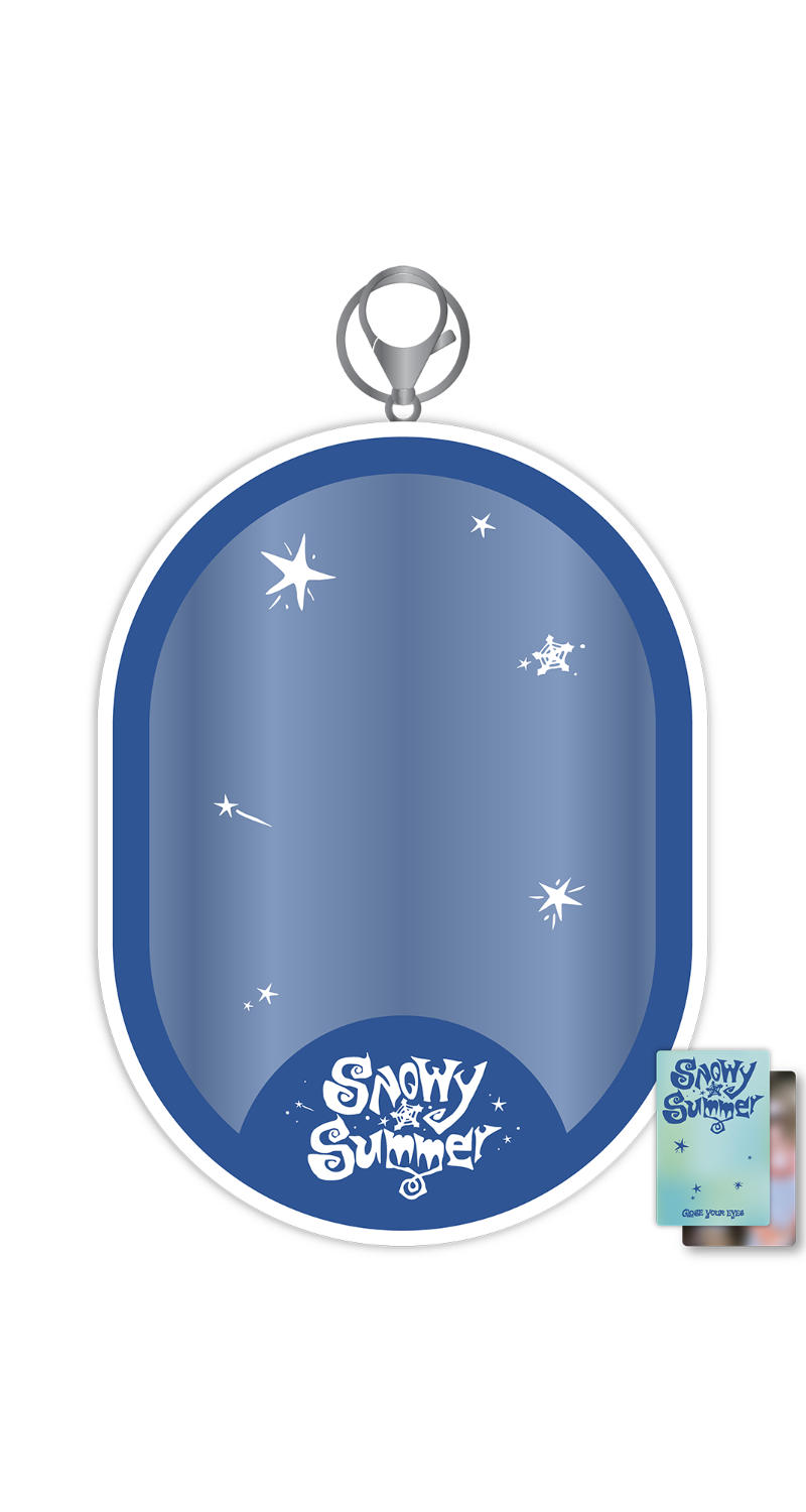 CLOSE YOUR EYES POP-UP [Snowy Summer] MD 04. PVC Pouch (PVC Plush Pouch)
