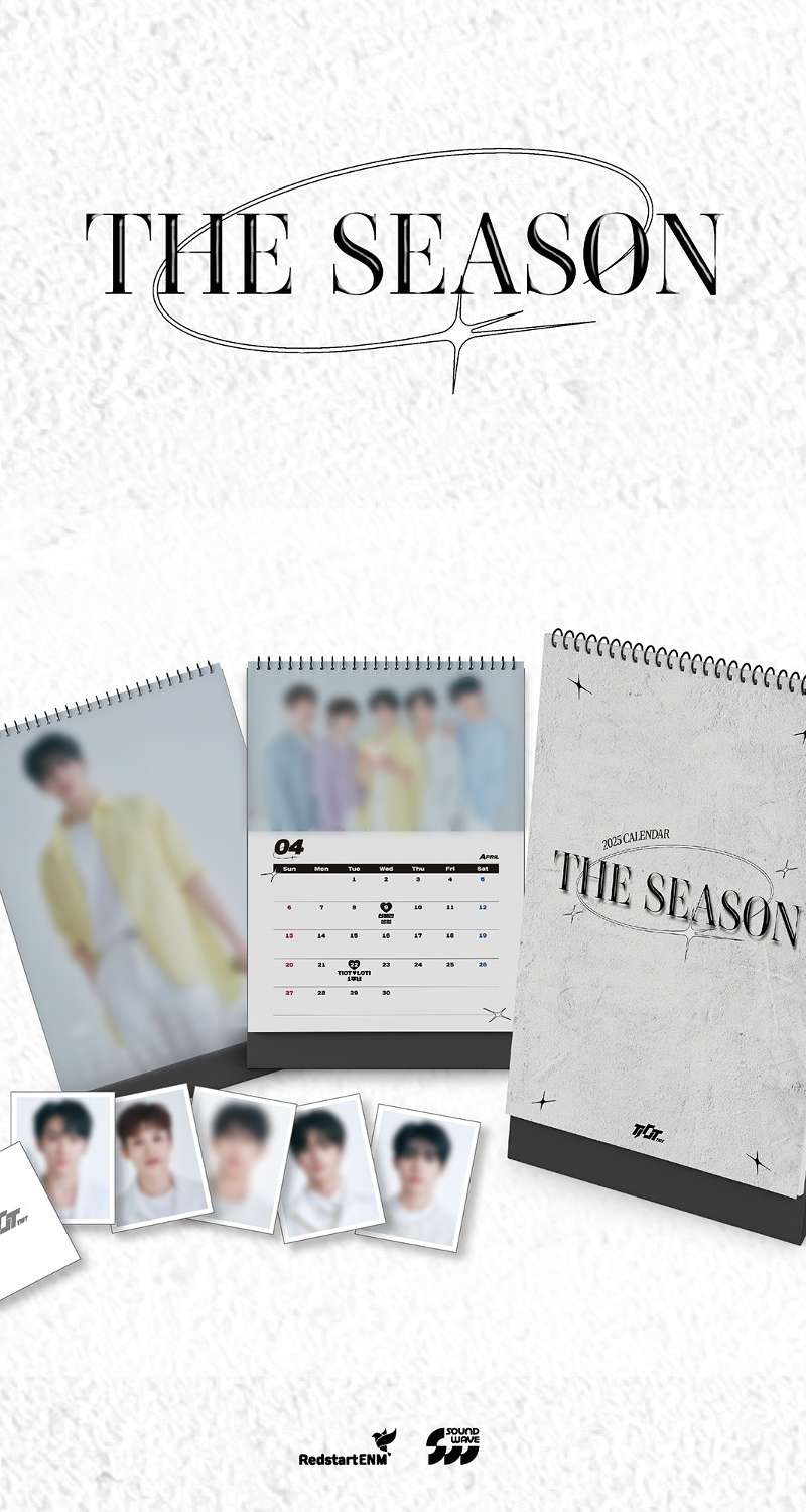 TIOT 2025 CONCERT [THE SEASON] MD 01. Desk Calendar & ID Photo Set