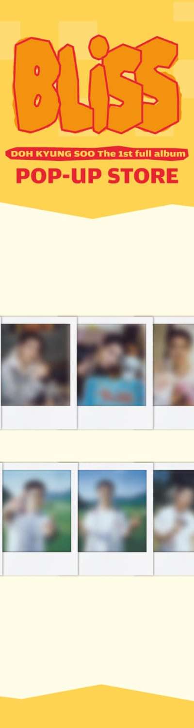 DO Kyung Soo (DOH KYUNG SOO) POP-UP [BLISS] MD 03. Instant Photo