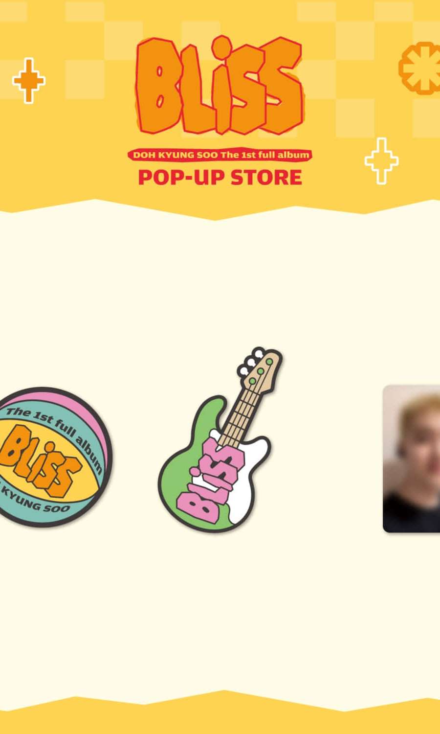 ド・キョンス(DOH KYUNG SOO) POP-UP [BLISS] MD 06. メタルバッジ (METAL BADGE)