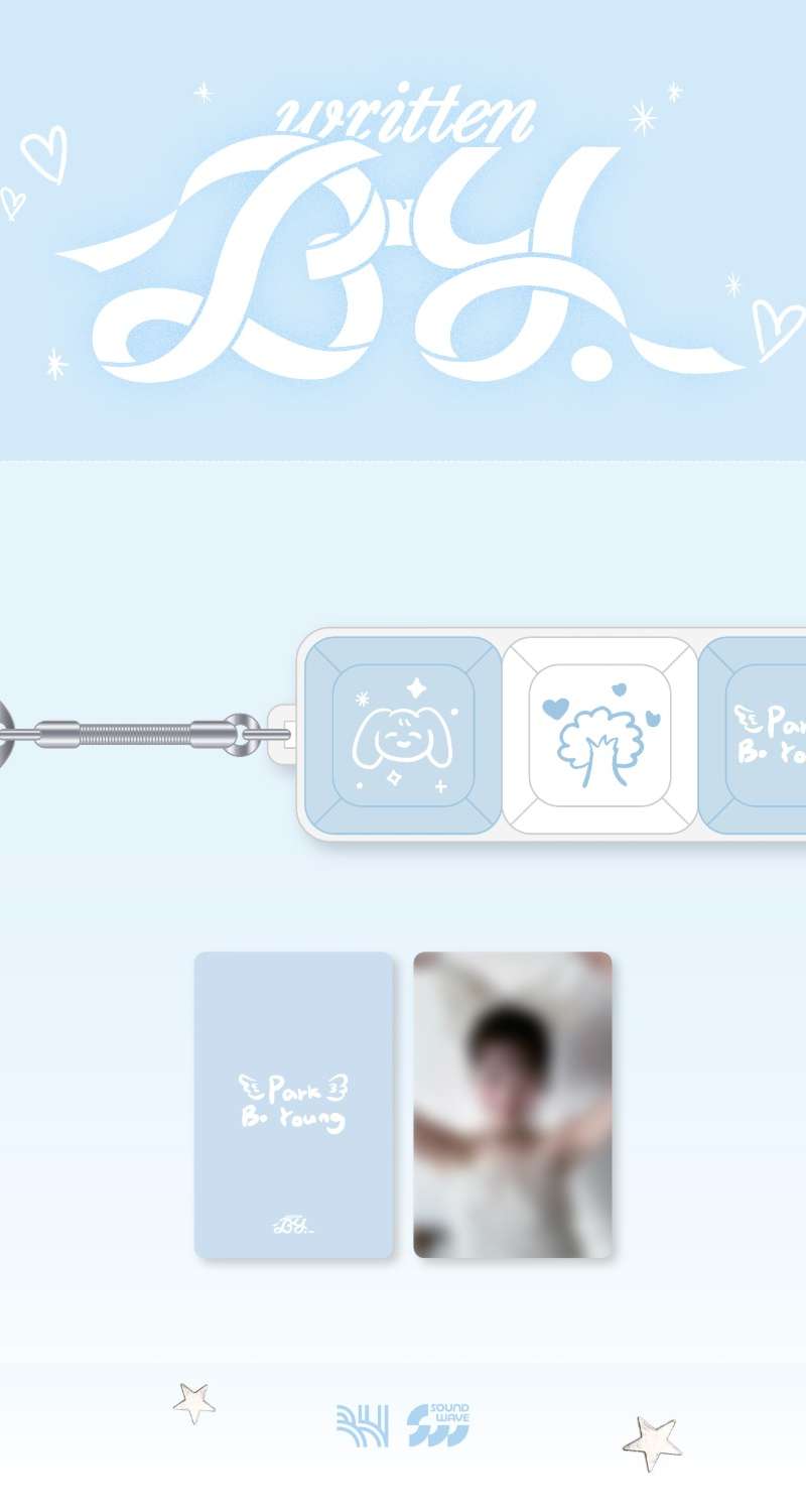 Park Bo Young 2025 Fanmeeting [written BY.] Official Goods 03. Key-Cap Keyring