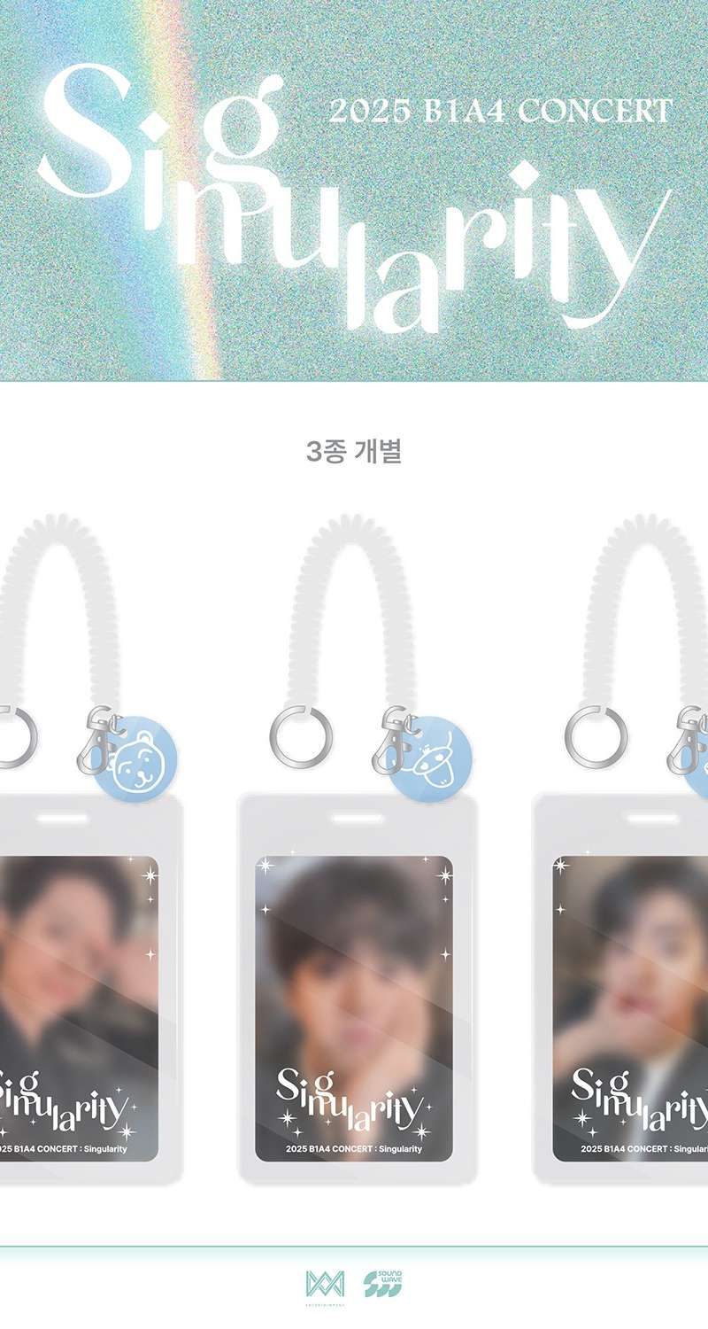 B1A4 2025 CONCERT [Singularity] MD 04. Photo Card Holder Set