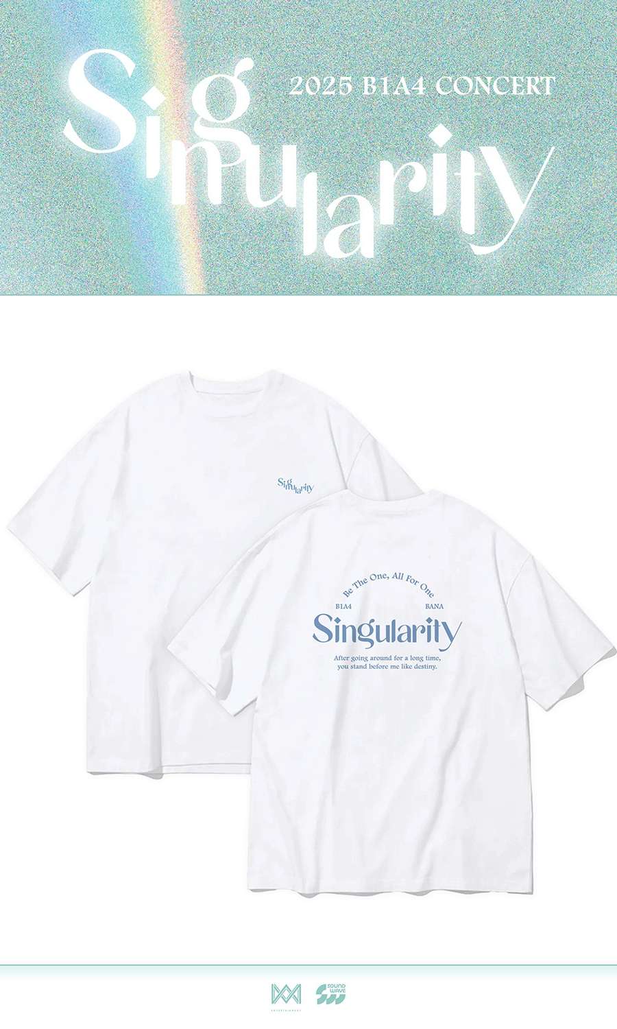 B1A4 2025 CONCERT [Singularity] MD 05. 半袖 Tシャツ (T-SHIRT)