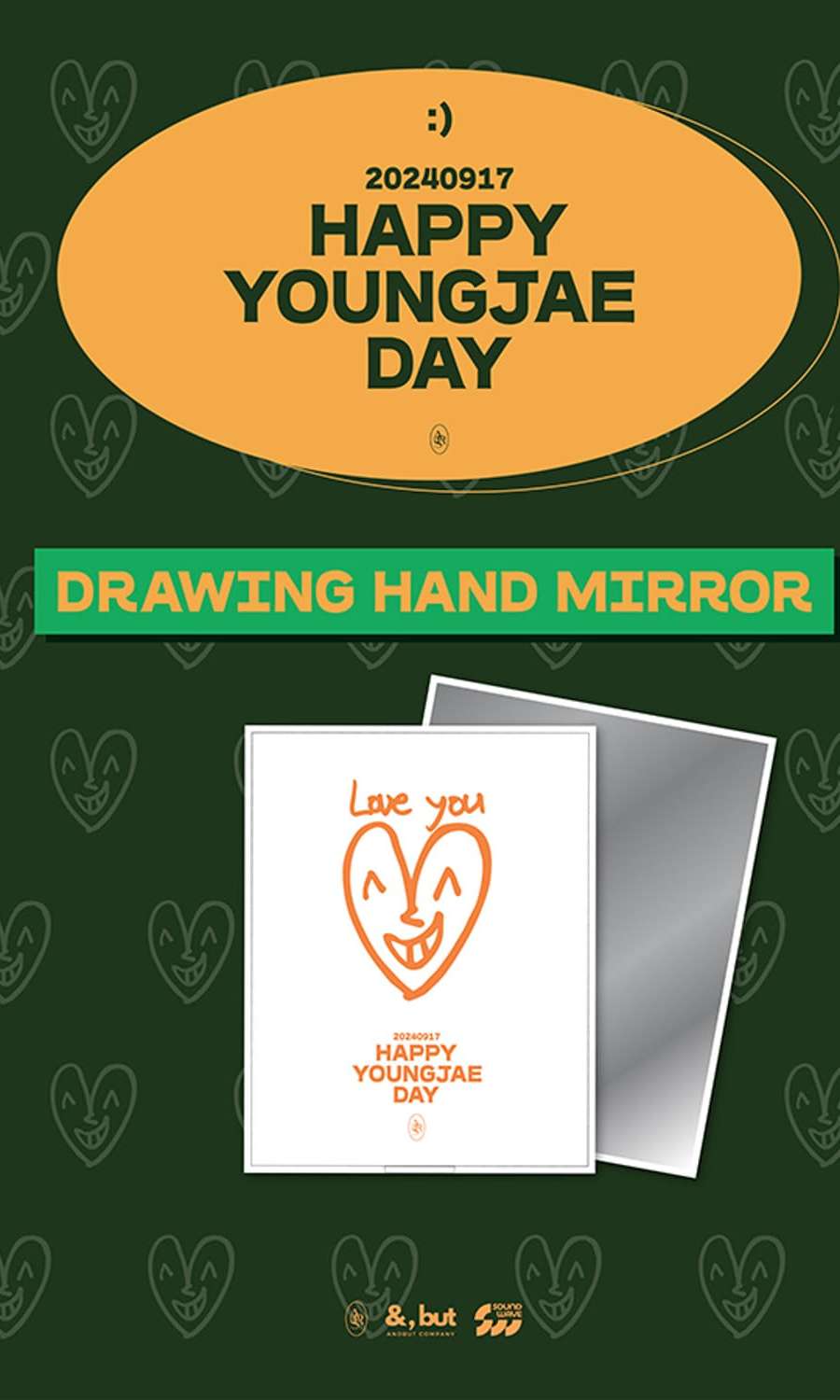 YOUNGJAE BIRTHDAY CAFE [HAPPY YOUNGJAE DAY] MD 03. Drawing Hand Mirror